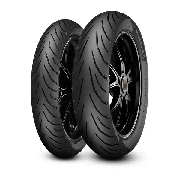 Set anvelope 120/70-17 + 100/80-17 Pirelli Angel City Cumpărături sigure