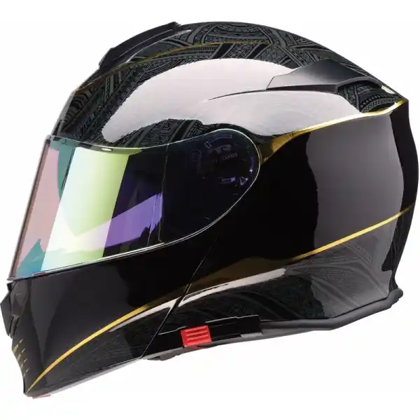 Reducere extra Casca Flip-Up Z1R Solaris 2.0 Notorious Auriu/Negru XXXL