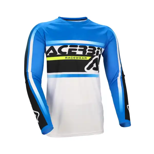 Tricou Acerbis Linear Lugo Alb/Albastru M Disponibil imediat