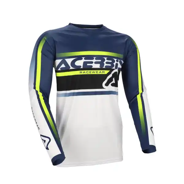 Discount Tricou Acerbis Linear Lugo Albastru/Galben XXXL