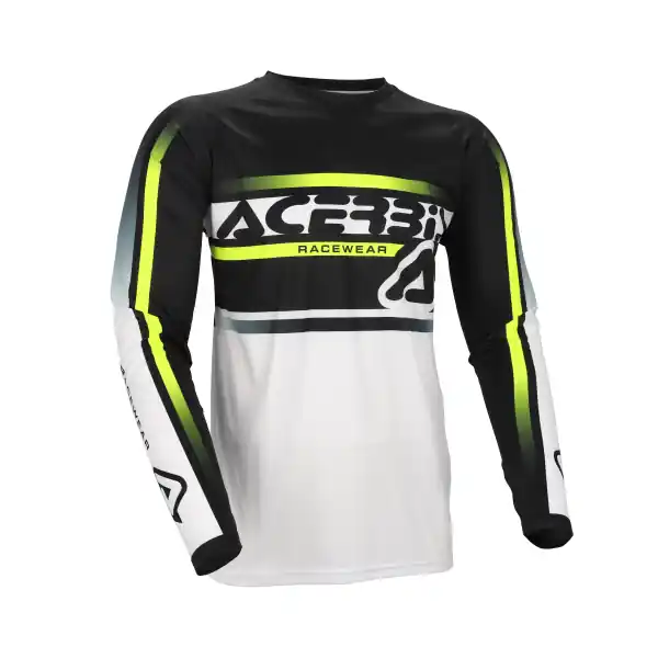 Tricou Acerbis Linear Lugo Negru/Alb XXL Calitate înaltă