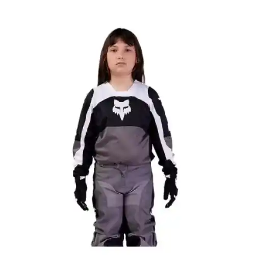 Pantaloni Copii Fox 180 Nitro Negru/Gri 25 Ofertă de sezon