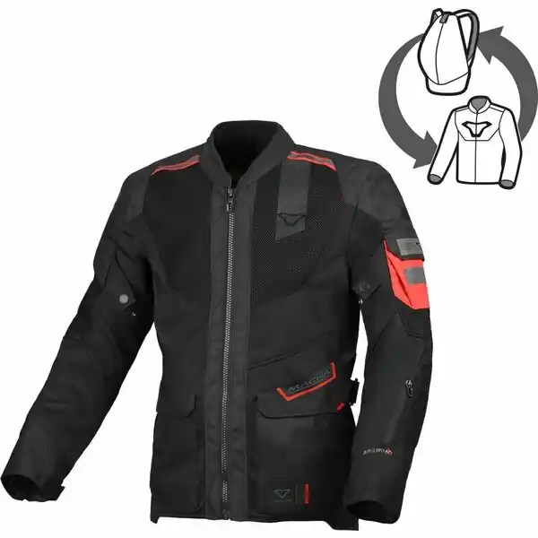 Cel mai bun preț Geaca de vara touring MACNA TRAVELAIR S Taupe/Negru