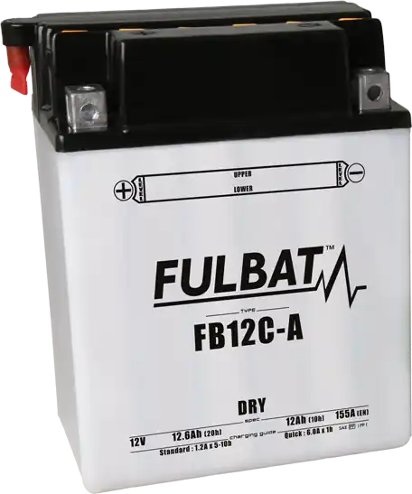 Vezi acum Baterie Moto Fulbat FB12C-A Dry 12V 12.6Ah 155A – Include Electrolit
