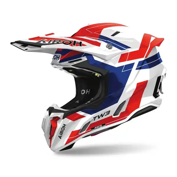 Cască Motocross Airoh Twist 3 Dynasty Red/Blue Gloss S Popular