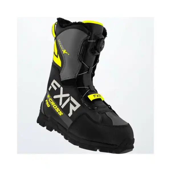 Plată securizată Bocanci snowmobil FXR X-Cross Pro BOA Black/Hi Vis 2022 44