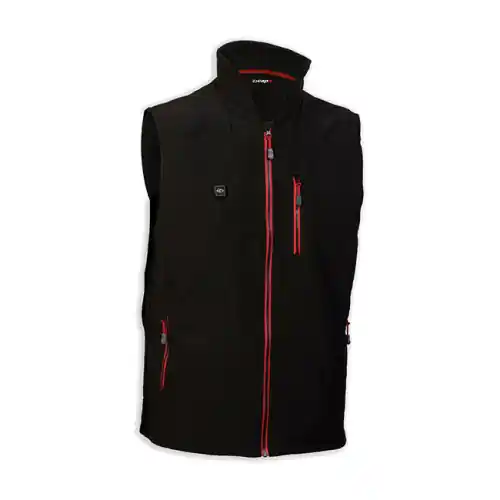 Vesta incalzita electric Capit WarmMe Black/Red 4XL/5XL Premium