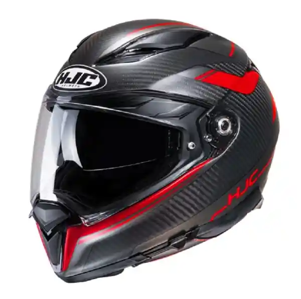 Disponibil imediat Casca HJC F70 Carbon Ubis Albastru Rosu XXL