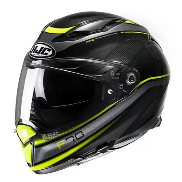 Mai ieftin Casca HJC F70 Diwen Rosu Fluo M