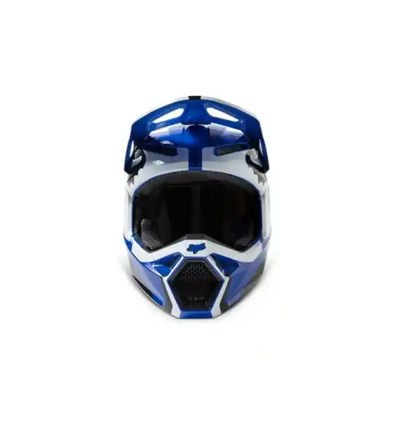 Casca Fox V1 Leed Dot/Ece Blue/White L + Cumpărături sigure