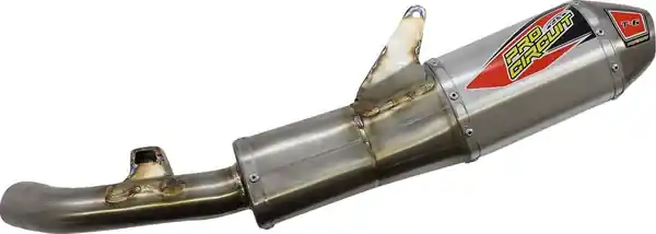 Super ofertă T-6 Țeavă de eșapament fără prindere, argintie