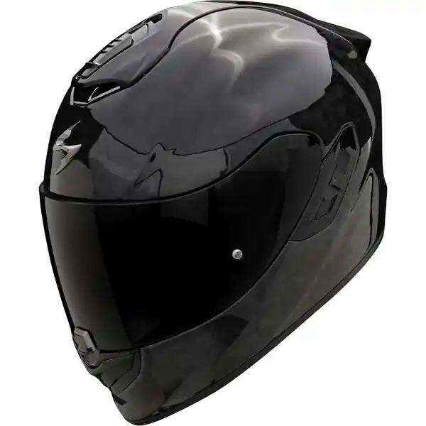 Ofertă de sezon Casca integrala SCORPION EXO 1400 EVO II ONYX CARBON AIR SOLID Negru S