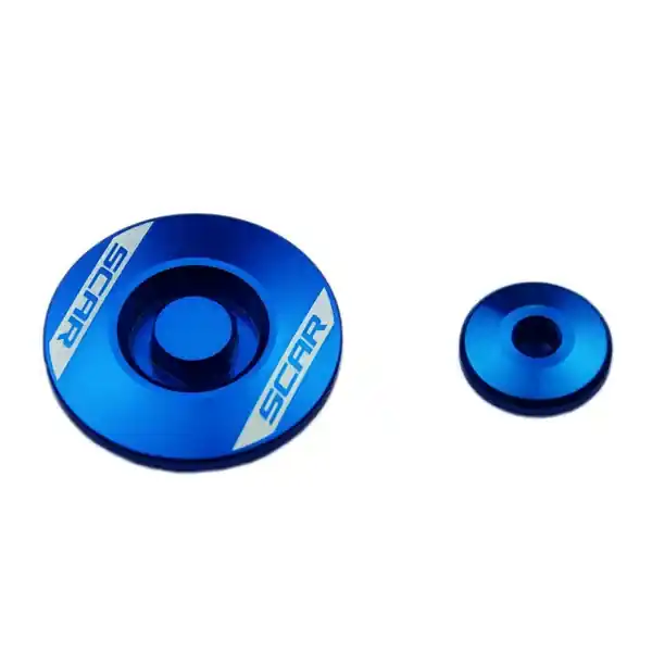 Preț mic Engine Plug Blue, Anodized
