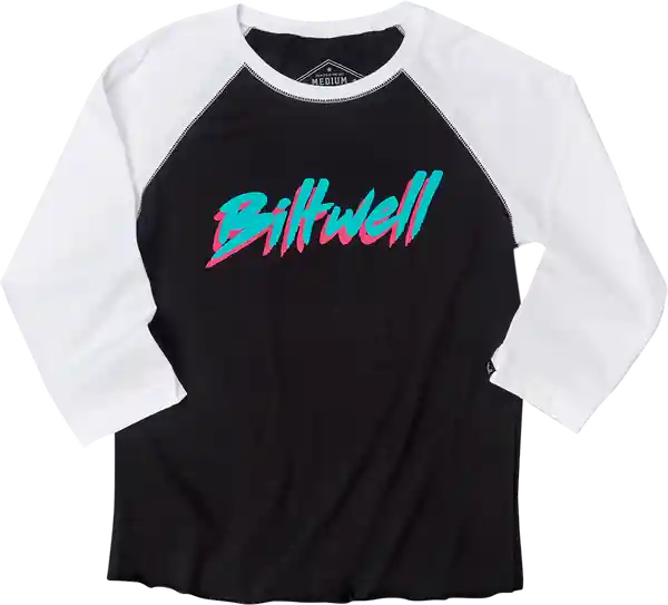 Tricou Dama Bitweel 1985 Raglan Black M Popular