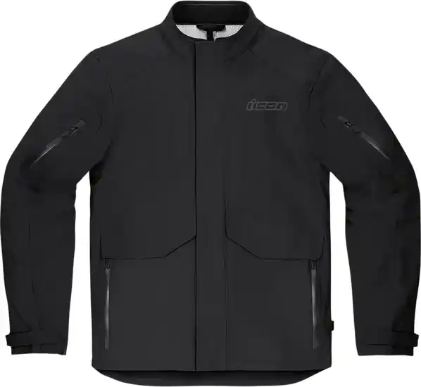 Ofertă limitată Geaca Textil Icon Stormhawk Black XL
