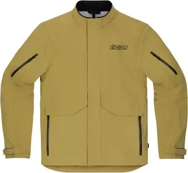 Geaca Textil Icon Stormhawk Brown M Calitate înaltă