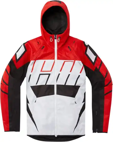 Reducere de preț Geaca Textil Icon Airform Retro Red 2XL