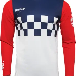 Vezi acum Hallman Differ Cheq Jersey White S