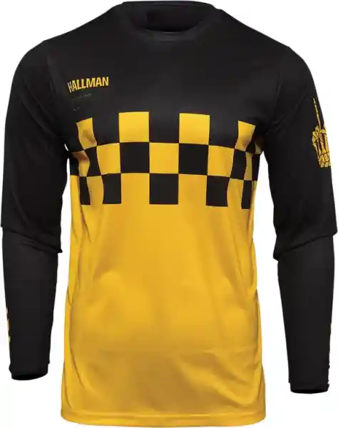 Tricou Thor Hallman Differ Black/Yellow 3XL Chilipir