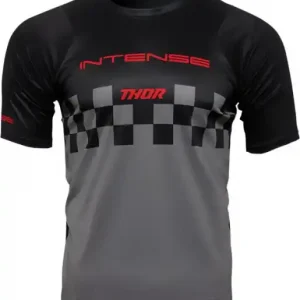 Tricou MTB Thor Intense Assist Chex Black/Gray XL Retur gratuit