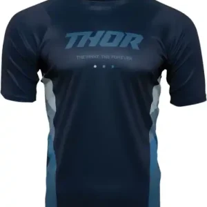 Tricou MTB Thor Assist React Midnight Blue/Teal Promoție