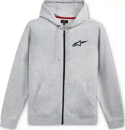 Hanorac cu glugă și fermoar Alpinestars Ageless, gri, negru, mărimea S Discount