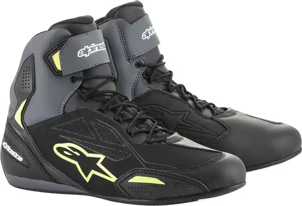 Ieftin Ghete Alpinestars Faster-3 Drystar Black/Gray/Yellow 12.5