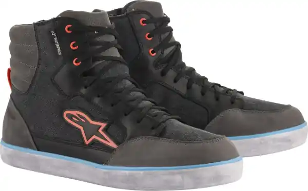 Nu rata Cizme Alpinestars Primer J-6 Waterproof Canvas Black Anthrcite Light Blue 39