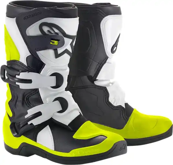 Cizme Copii Alpinestars Tech 3S Black/White/Yellow 29 Preț mic