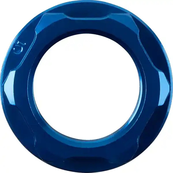 Discount MOOSE RACING Steering Stem Nut Blue