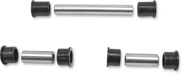 MOOSE RACING Upper And Lower A-arm Upgrade Kit Black, Chrome Expediere rapidă