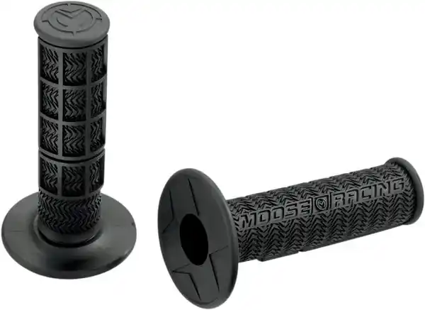 Popular MOOSE RACING Flange Style Stealth Mx Grips Black