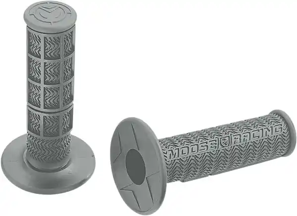 Noutate MOOSE RACING Flange Style Stealth Mx Grips Gray