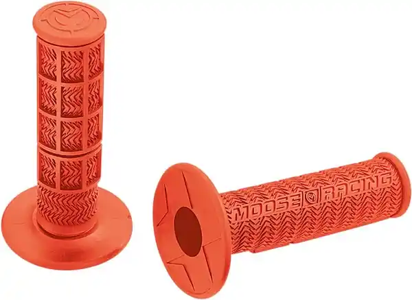 MOOSE RACING Flange Style Stealth Mx Grips Orange Popular