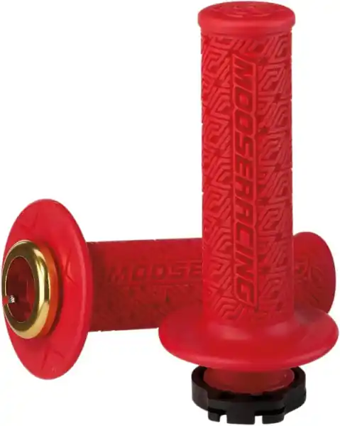 Lichidare de stoc MOOSE RACING 36 Series Clamp-on Grips Gold, Red