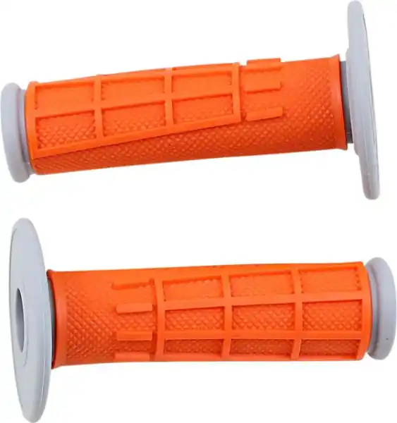 Reducere MOOSE RACING Comp Diamond Half Waffle Grips Orange