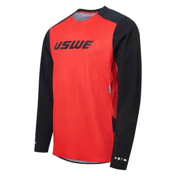 Plată sigură Tricou USWE Lera Off-Road Flame Red M