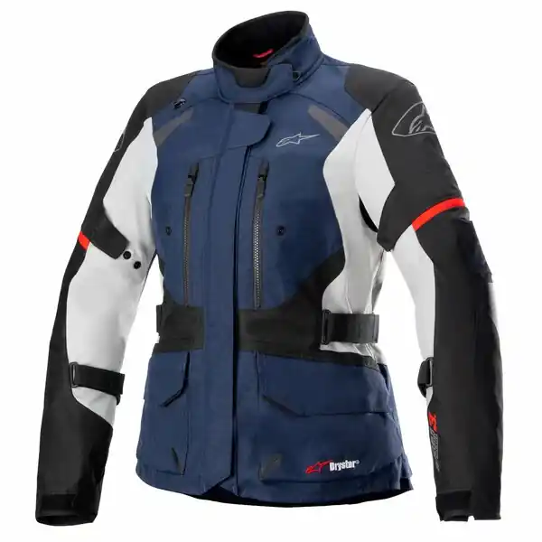 Geaca dama Alpinestars STELLA ANDES Drystar V3 Blue/White/Black Doar azi