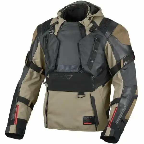 Retur ușor Geaca textil impermeabila touring/adventure MACNA TRYTON Night Eye™ L Maro/Negru