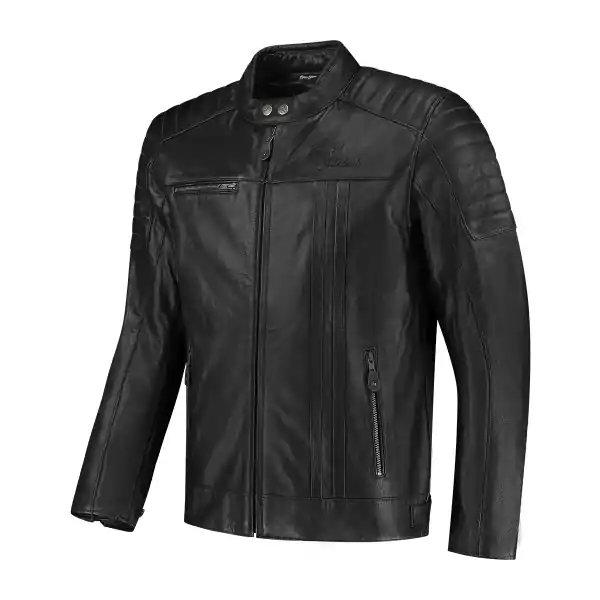 Vezi acum Geaca Piele Rusty Stitches Cooper Black L