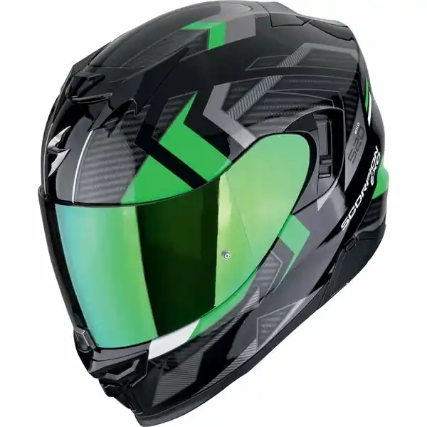 Casca integrala SCORPION EXO-520 EVO AIR SENSUS Negru/Verde M Mai ieftin