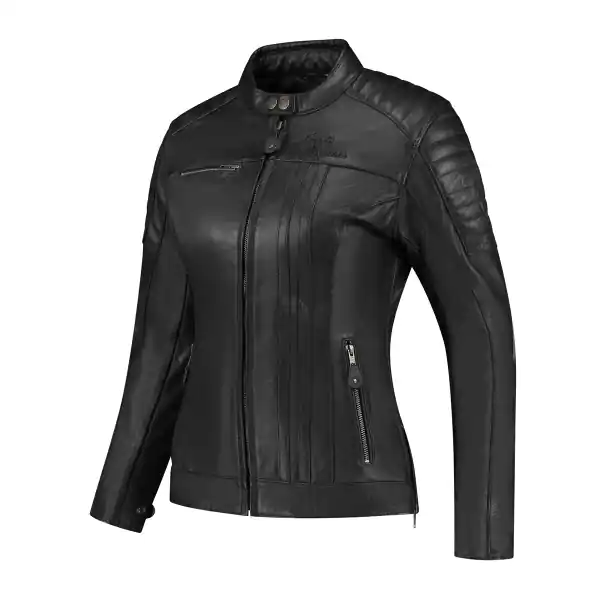 Reducere de preț Geacă Piele Damă Rusty Stitches Alice Black 44