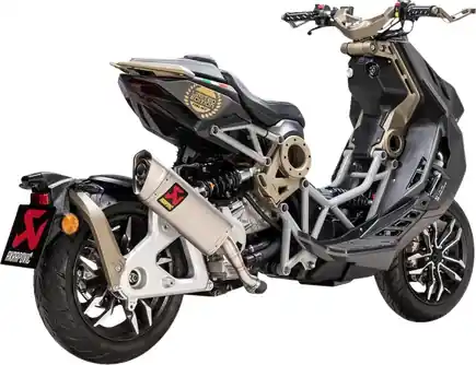 Ofertă exclusivă Slip-on Line Muffler Scooter Titanium Look