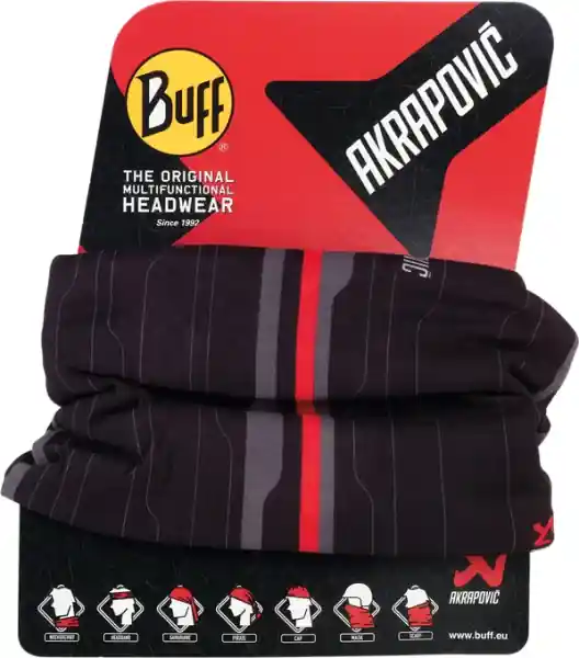 Scarf Black, Gray, Red ONE SIZE Preț promoțional