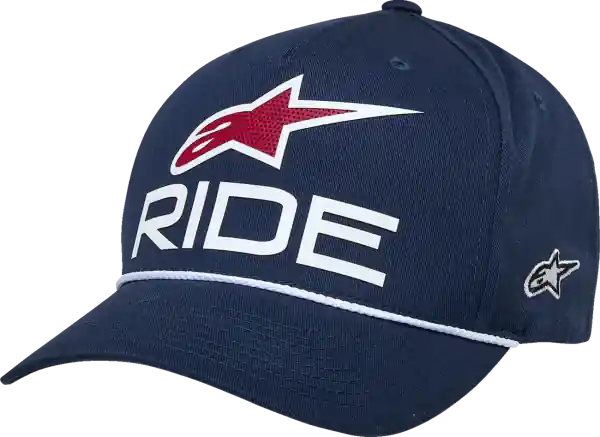 Ofertă Șapcă cu cozoroc curbat Ride Comp, albă, bleumarin MĂRIME UNICĂ