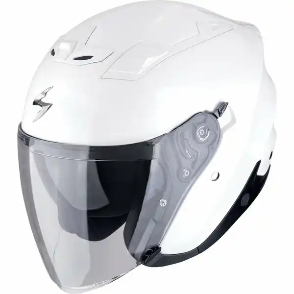 Calitate înaltă Casca open face/jet SCORPION EXO-Z1 SOLID XXL Alb perlat