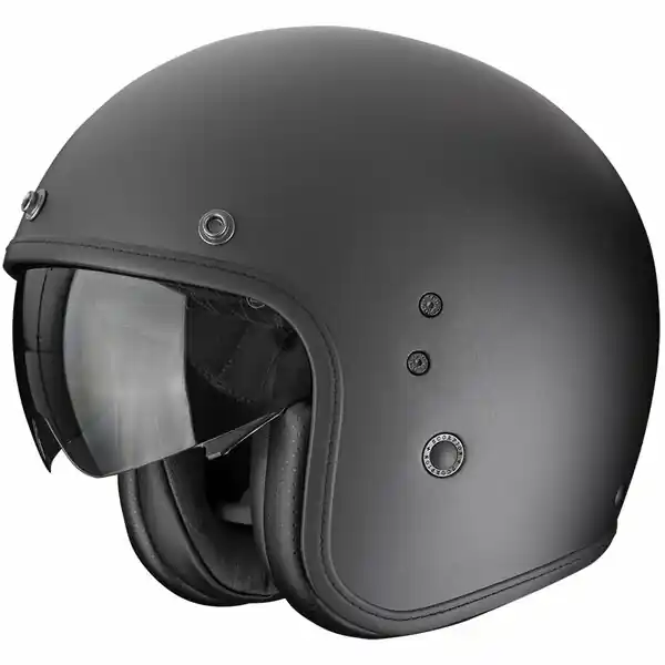Bestseller Casca open face SCORPION BELFAST EVO SOLID S Negru mat perlat
