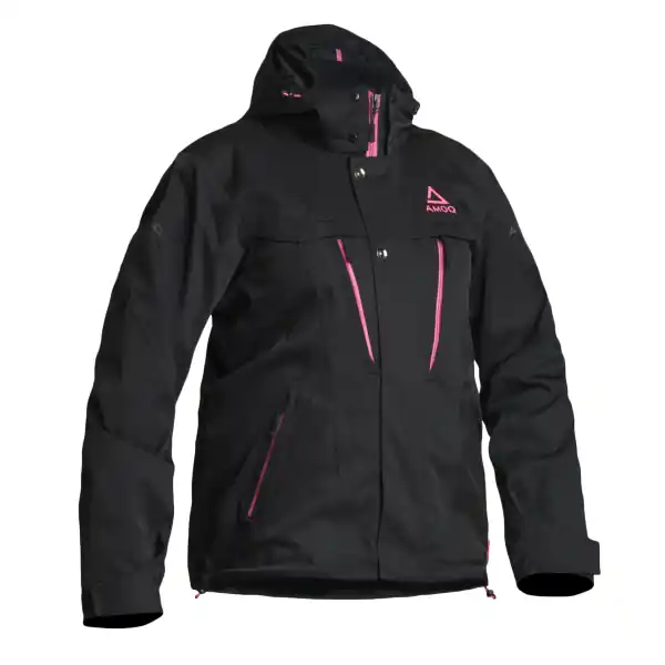 AMOQ Vernal W‘s Jacket Black/Pink 2XL M Retur ușor