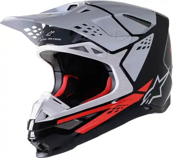 Nu rata Casca Alpinestars Supertech M8 Factory Black/Red/White M