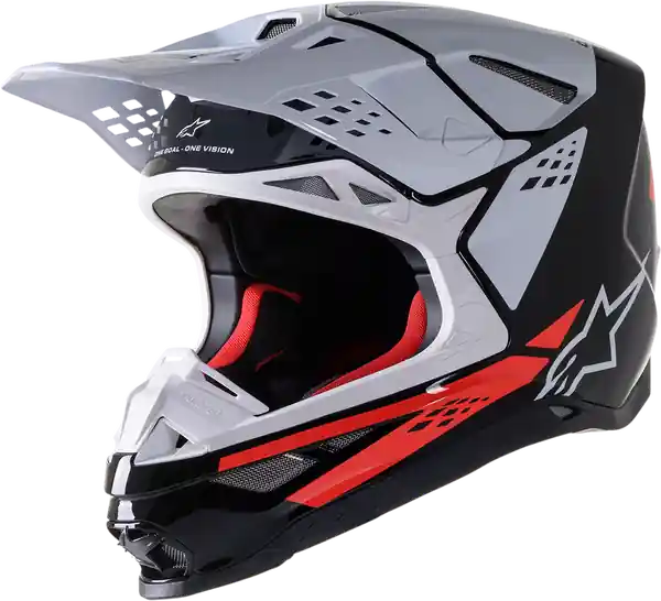 Nu rata Supertech M8 Factory Helmet Black, Red, White L
